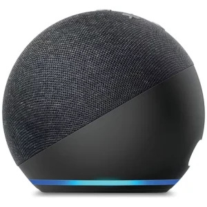 Amazon Echo Dot 5th Gen con asistente virtual Alexa negro color negro